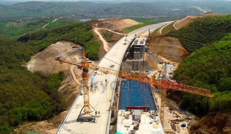 Kuzey Marmara Otoyolunda çalışmaların yüzde 71 i tamamlandı 