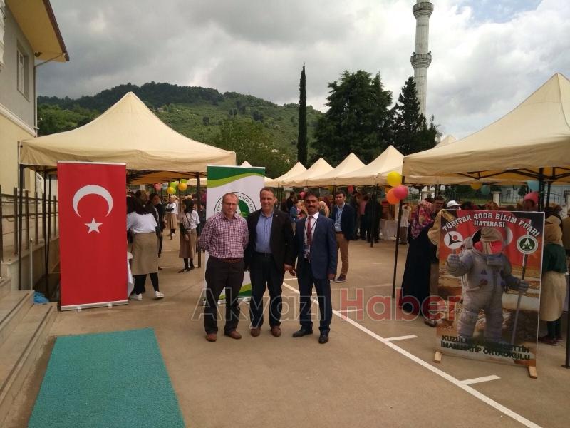 Kuzuluk Akşemsettin İmam Hatip Ortaokulunda Tübitak Bilim Fuarı Coşkusu