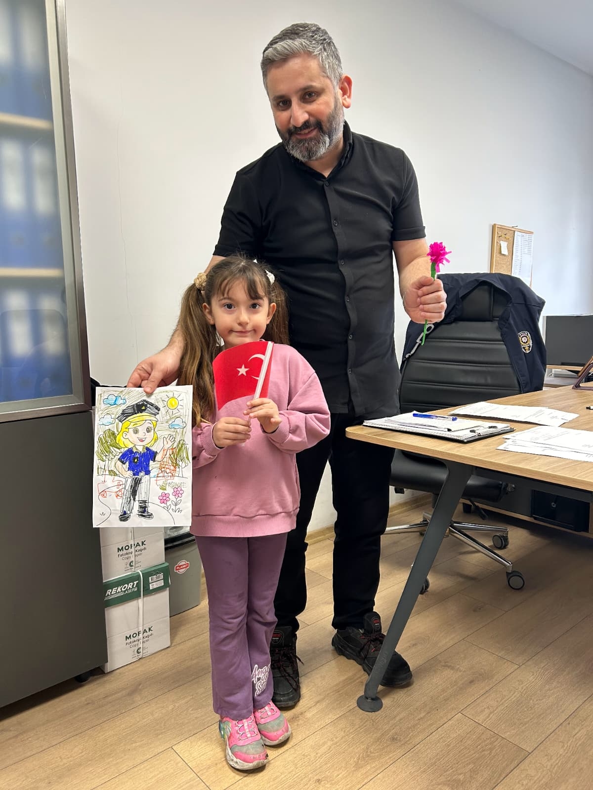 Kuzuluk İlkokulu ve Anasınıfı öğrencilerinden Polis Haftası ziyareti