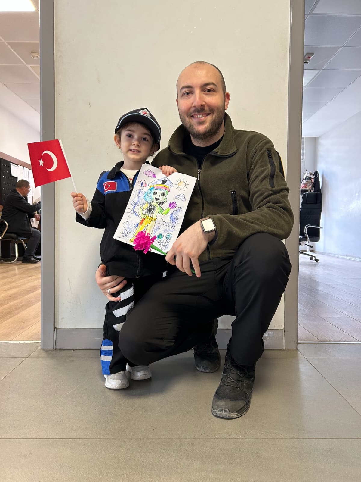 Kuzuluk İlkokulu ve Anasınıfı öğrencilerinden Polis Haftası ziyareti