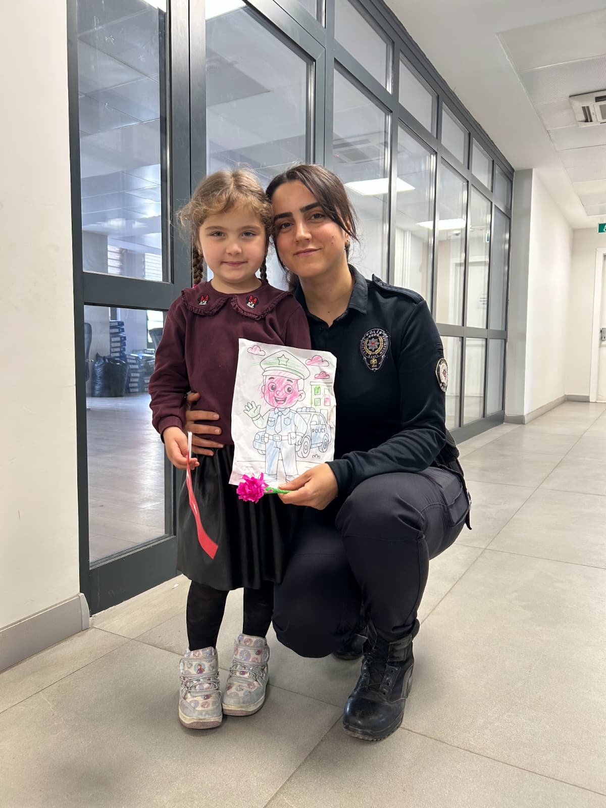 Kuzuluk İlkokulu ve Anasınıfı öğrencilerinden Polis Haftası ziyareti