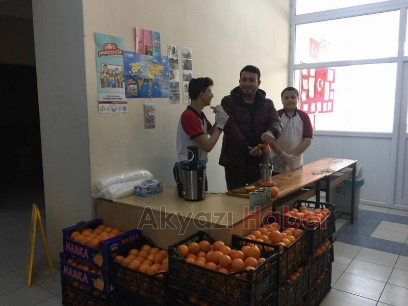 Kuzuluk İşmont Halil Bildirici Teknik ve Mesleki Anadolu Lisesinden Örnek Davranış