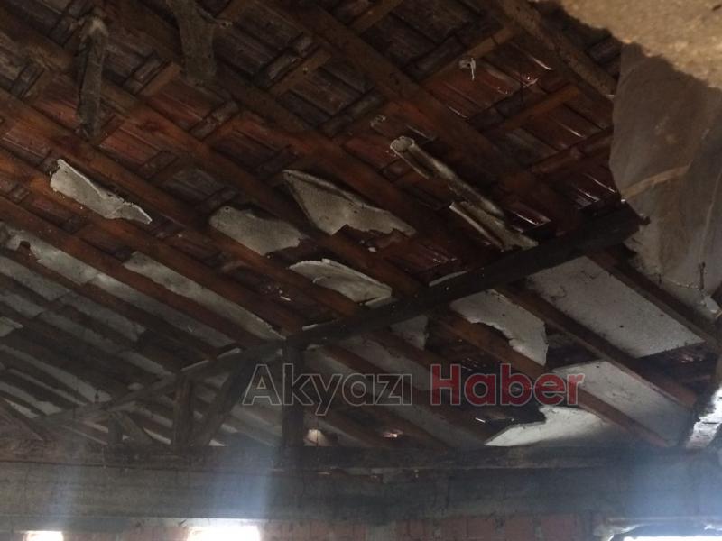 Kuzuluk Mahallesinde Ahır Yangını