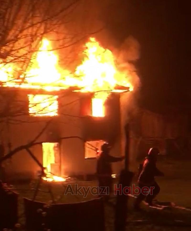 Kuzuluk ta Bina yangını Yaralılar var