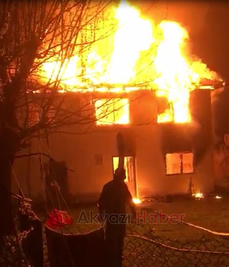 Kuzuluk ta Bina yangını Yaralılar var