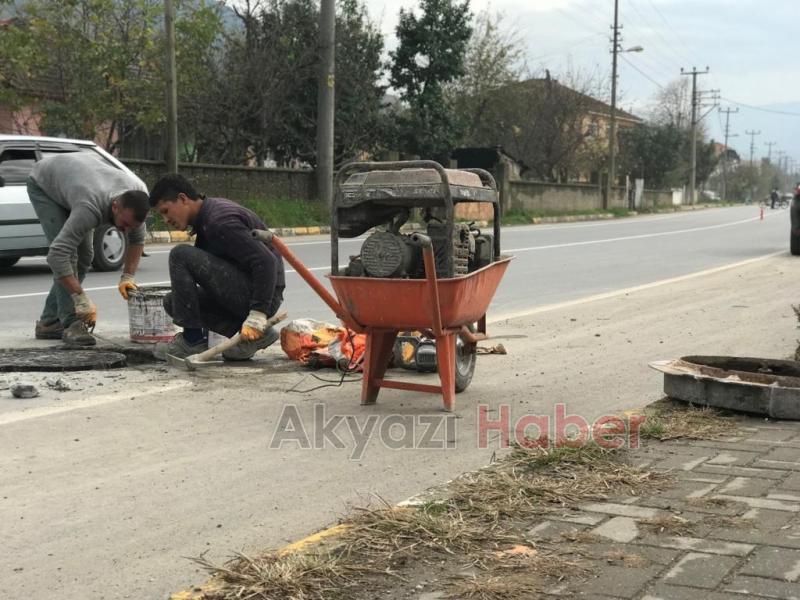 Kuzuluk ta Rögar Kapakları Yenileniyor