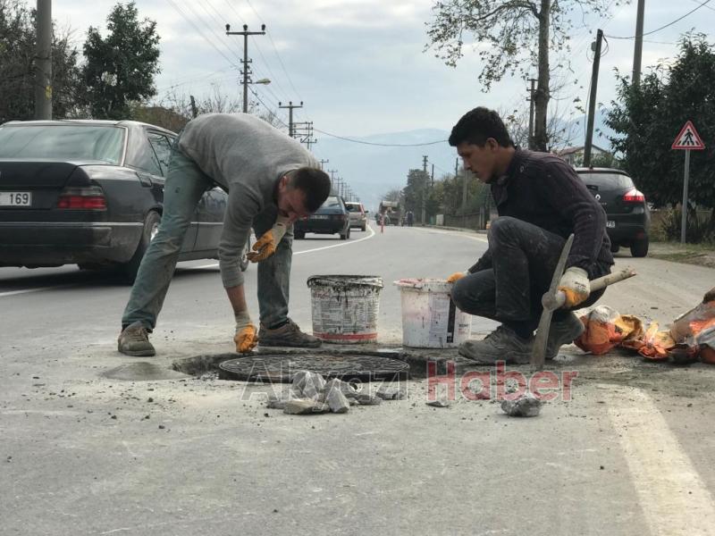 Kuzuluk ta Rögar Kapakları Yenileniyor