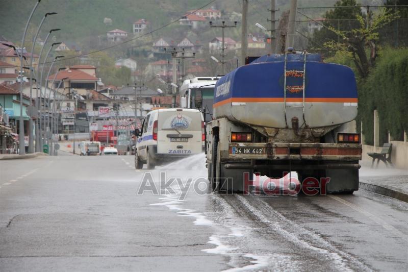 Kuzuluk ve Dokurcun Mahalleleri Dezenfekte Edildi
