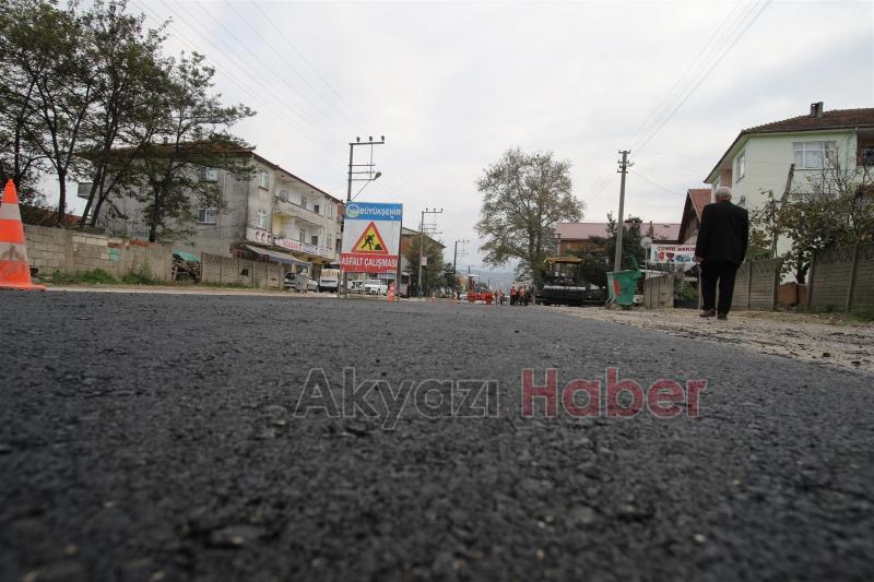 KUZULUK YOLU ASFALT ÇALIŞMALARI SÜRÜYOR