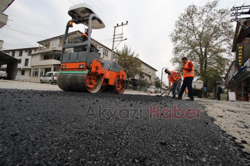 KUZULUK YOLU ASFALT ÇALIŞMALARI SÜRÜYOR