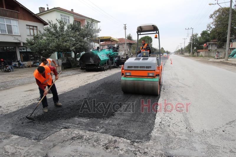 KUZULUK YOLU ASFALT ÇALIŞMALARI SÜRÜYOR