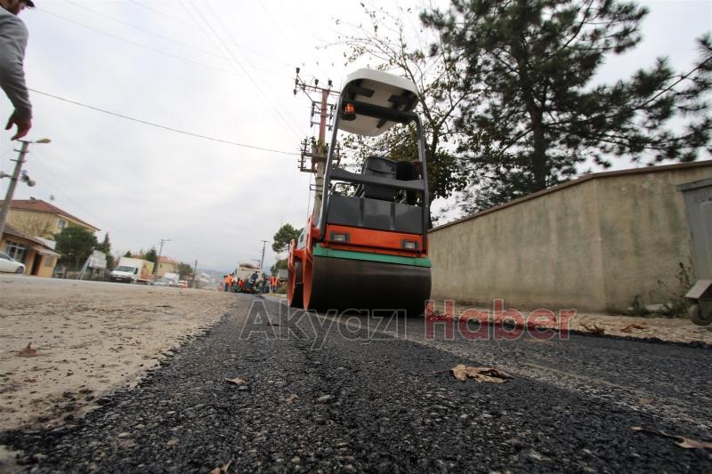 KUZULUK YOLU ASFALT ÇALIŞMALARI SÜRÜYOR