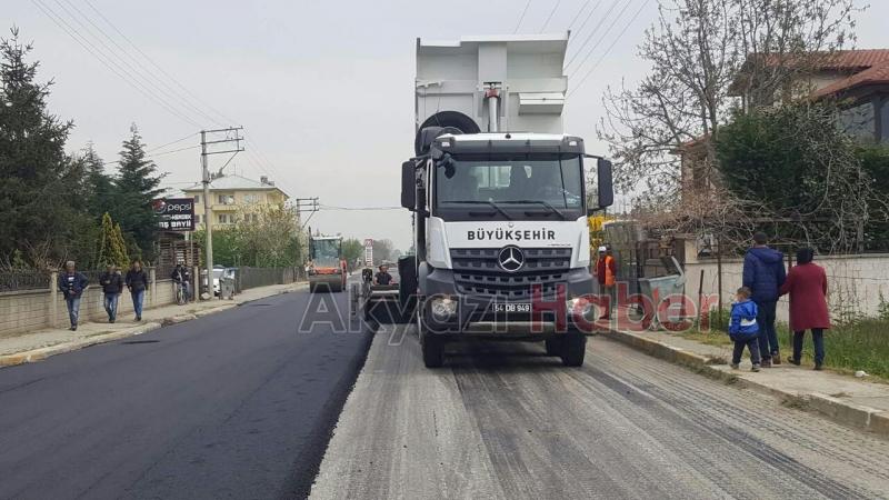  Kuzuluk Yolunda Asfalt Serimi Başladı