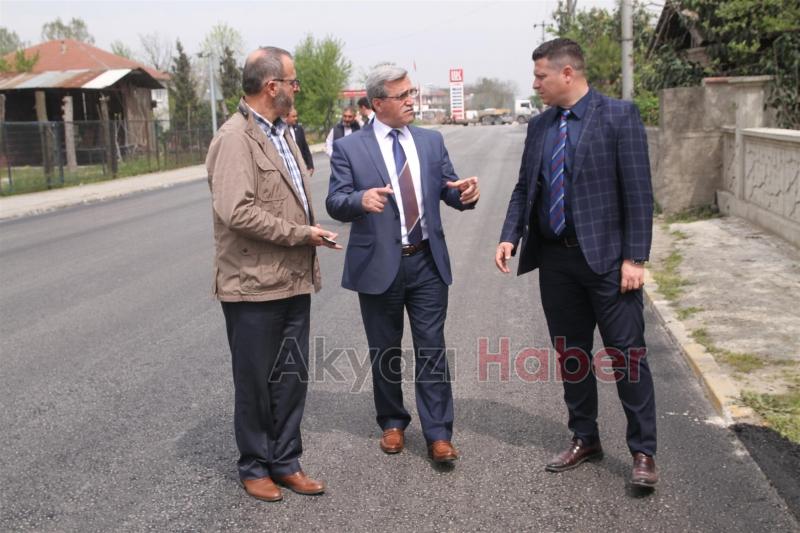  Kuzuluk Yolunda Asfalt Serimi Başladı