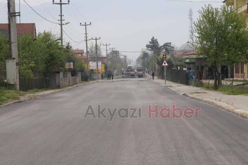  Kuzuluk Yolunda Asfalt Serimi Başladı