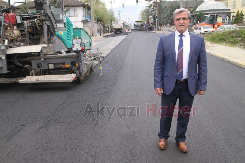  Kuzuluk Yolunda Asfalt Serimi Başladı