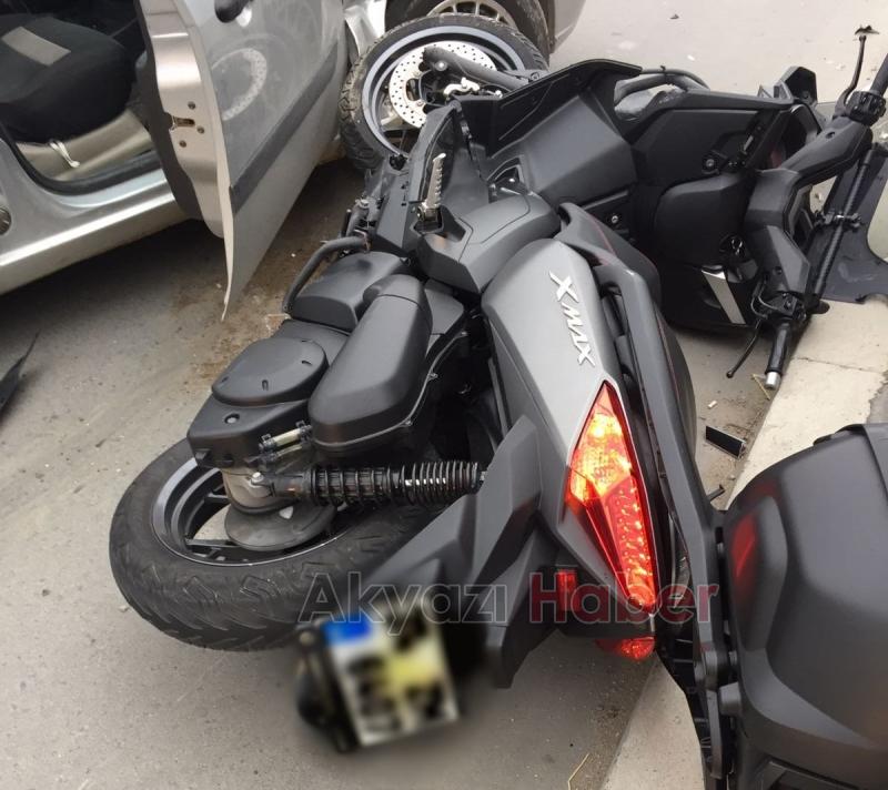 Kuzuluk Yolunda Motosiklet Kazası