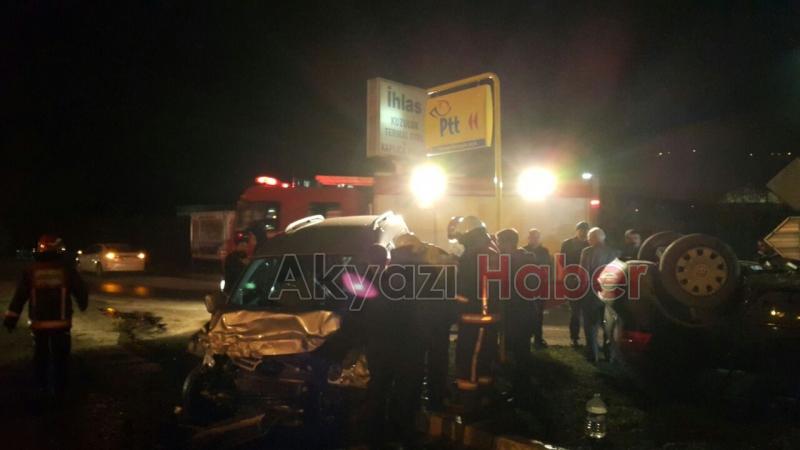 Kuzulukda trafik kazası meydana geldi