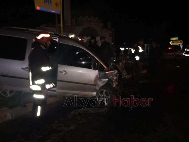 Kuzulukda trafik kazası meydana geldi