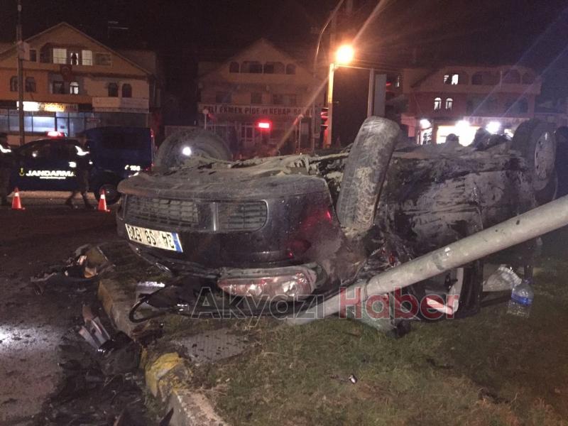 Kuzulukda trafik kazası meydana geldi