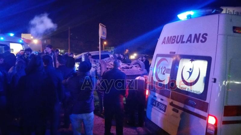 Kuzulukda trafik kazası meydana geldi