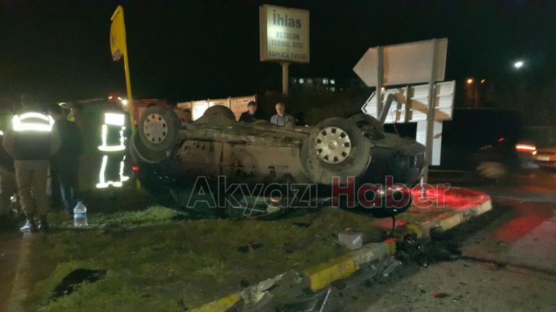 Kuzulukda trafik kazası meydana geldi