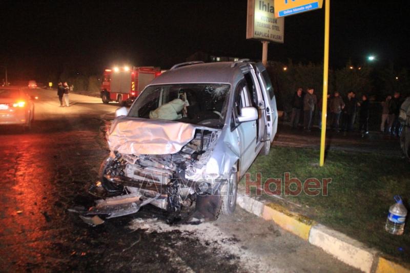Kuzulukda trafik kazası meydana geldi