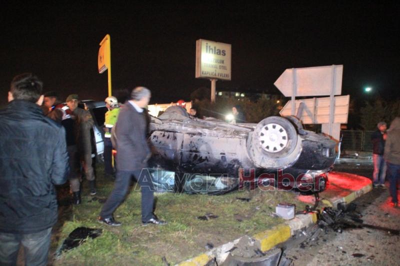 Kuzulukda trafik kazası meydana geldi