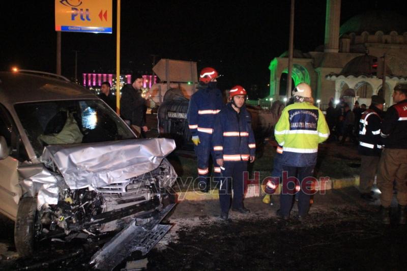 Kuzulukda trafik kazası meydana geldi