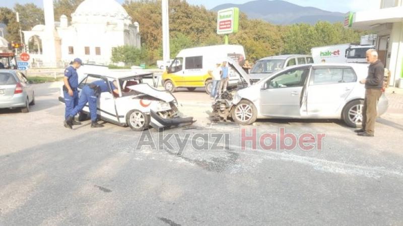 Kuzulukta kaza 2 yaralı