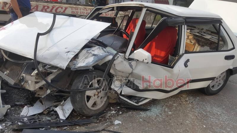 Kuzulukta kaza 2 yaralı