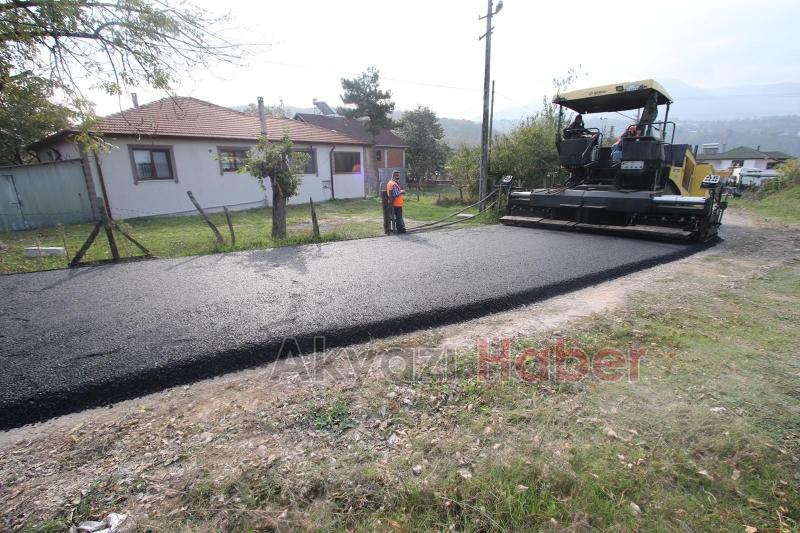 KUZULUK’TA SICAK ASFALT SERİMİ