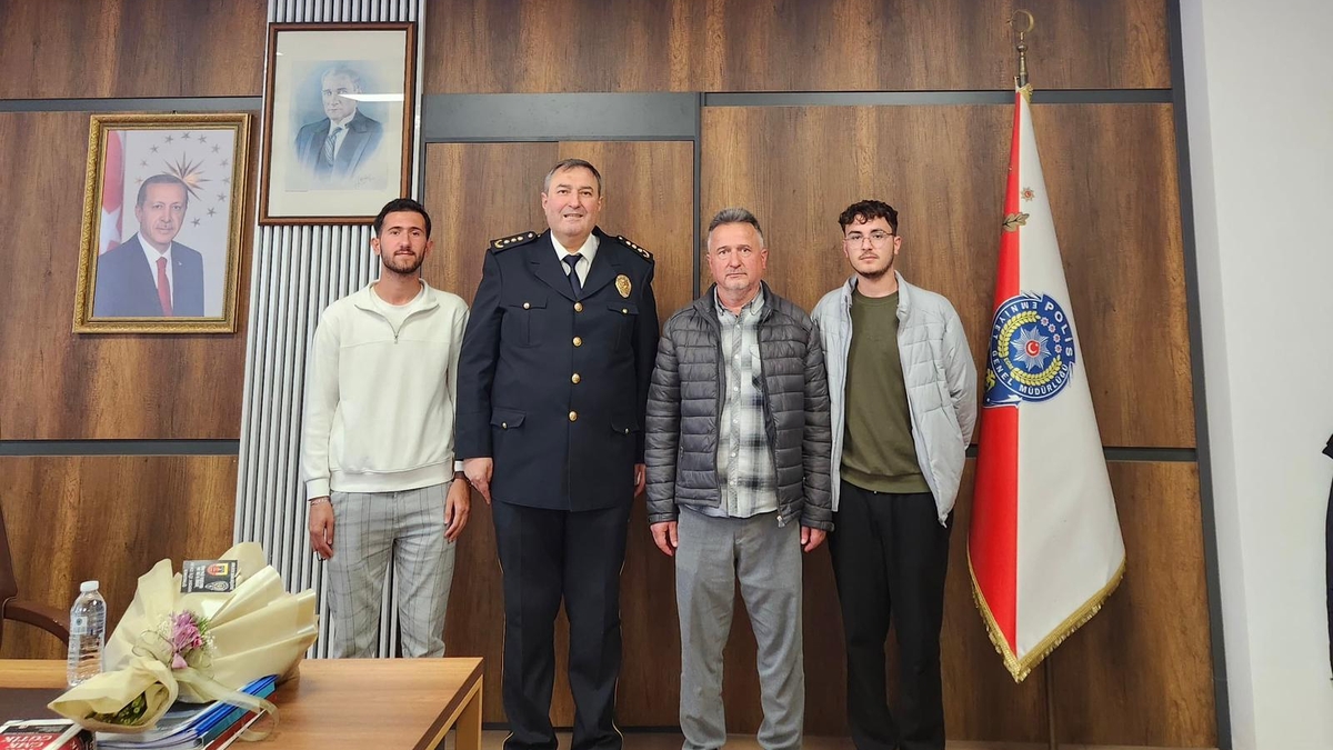 KYK Öğrencilerinden Polis Haftası’nda anlamlı ziyaret