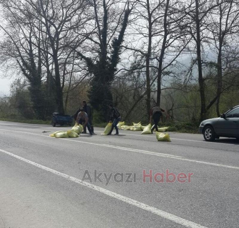 Lastiği Çıkan Patpat Devrildi 