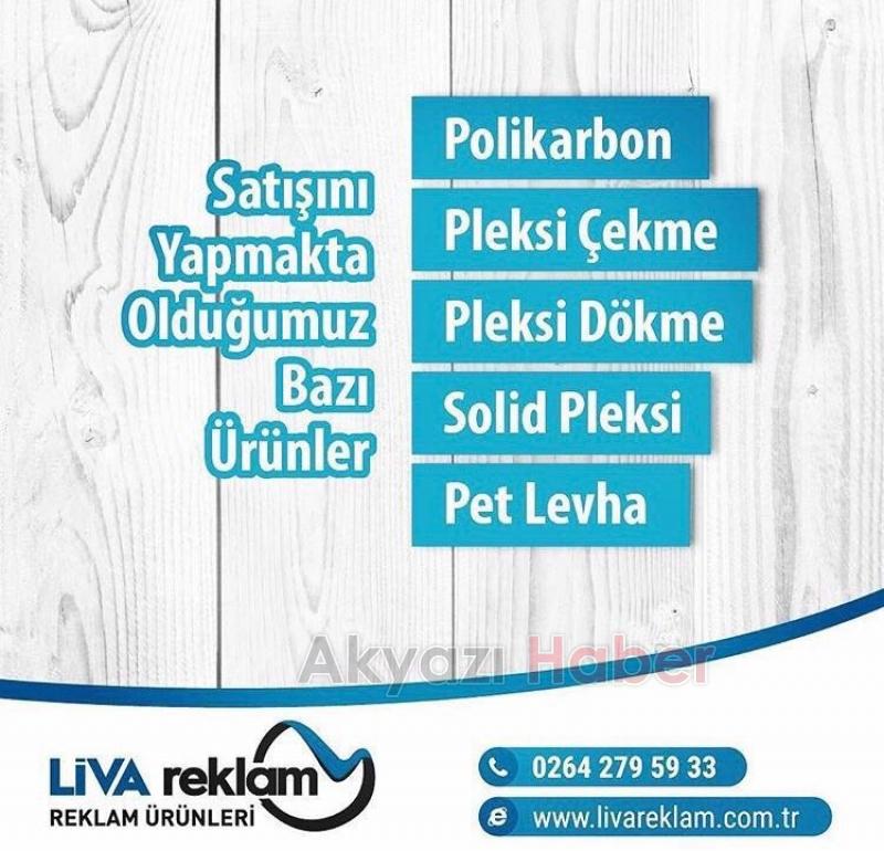 Liva Reklam Malzemeleri Sakarya’da Hizmetinizde