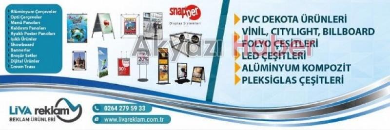 Liva Reklam Malzemeleri Sakarya’da Hizmetinizde