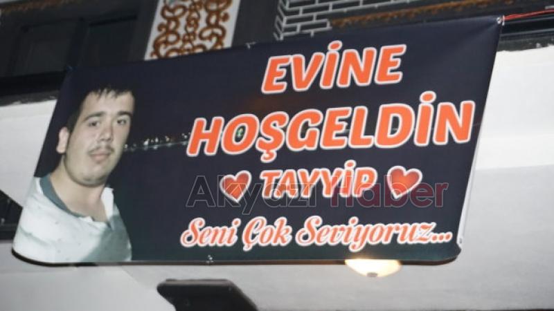 Lösemi tedavisi gören Akyazılı Tayyip Atmaca Böyle karşılandı