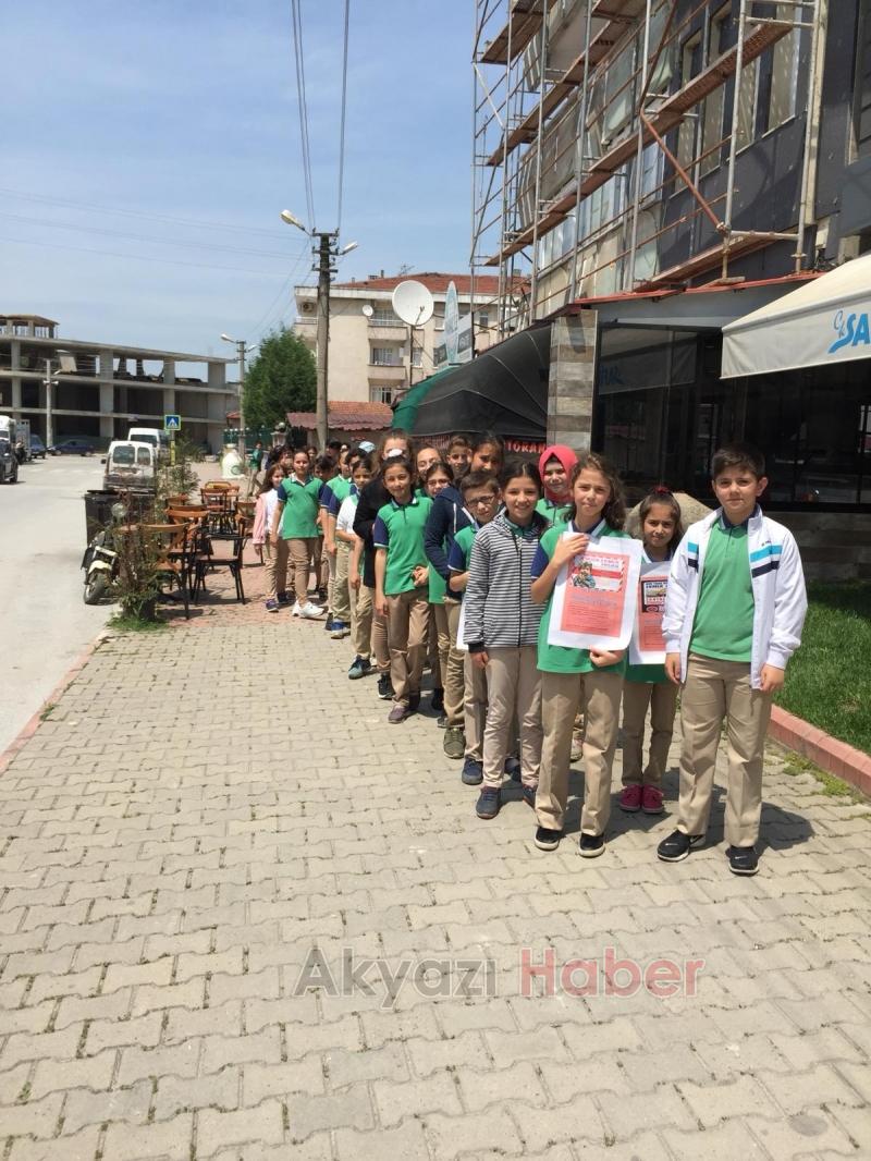 MADANOĞLU ÖĞRENCİLERİNDEN ASKIDA EKMEK PROJESİ