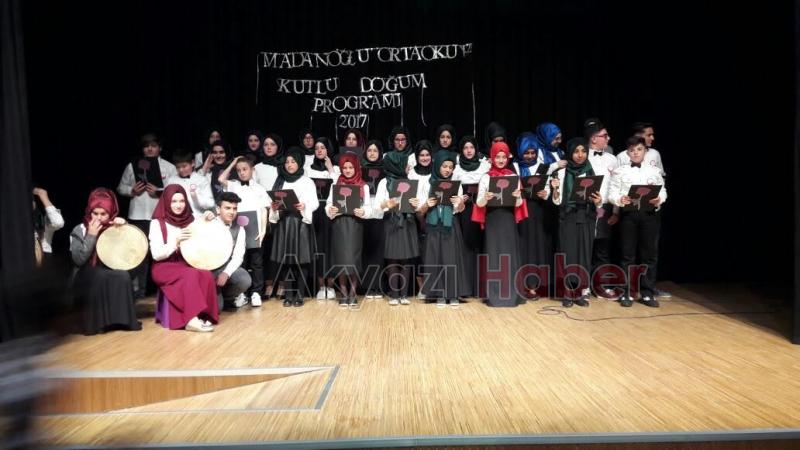 Madanoğlu Ortaokulu ndan Kutlu Doğum Haftası Etkinliği