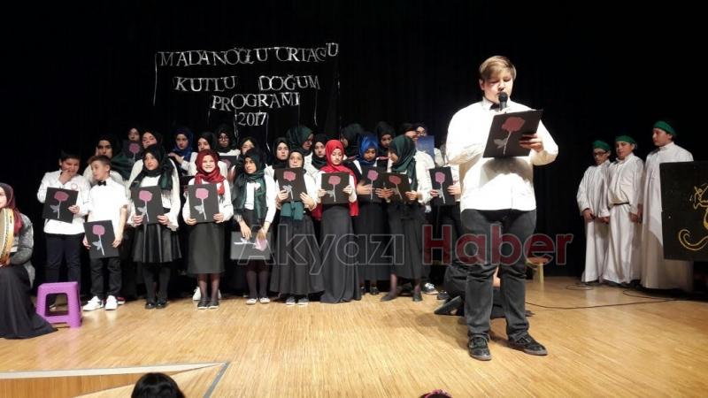 Madanoğlu Ortaokulu ndan Kutlu Doğum Haftası Etkinliği