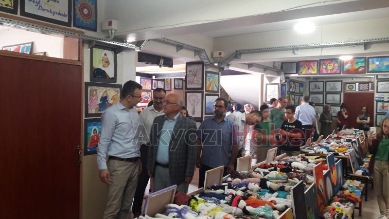 Madanoğlu Ortaokulu öğrencilerinden  yılsonu sergisi
