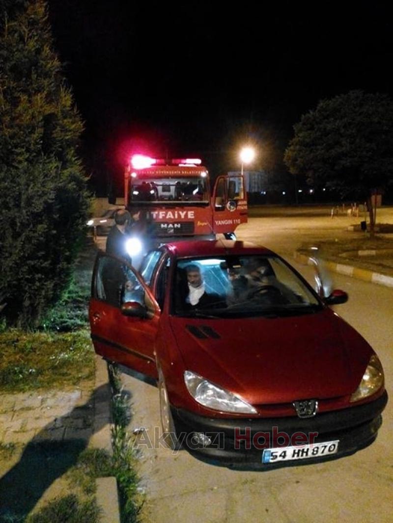 Mahsur Kalan Tilkiyi İtfaiye Kurtardı