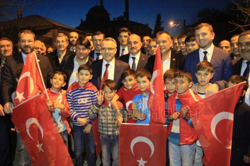 Maliye Bakanı Naci Ağbal Akyazı da 