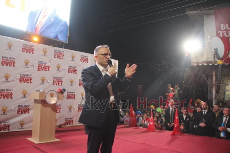 Maliye Bakanı Naci Ağbal Akyazı da 