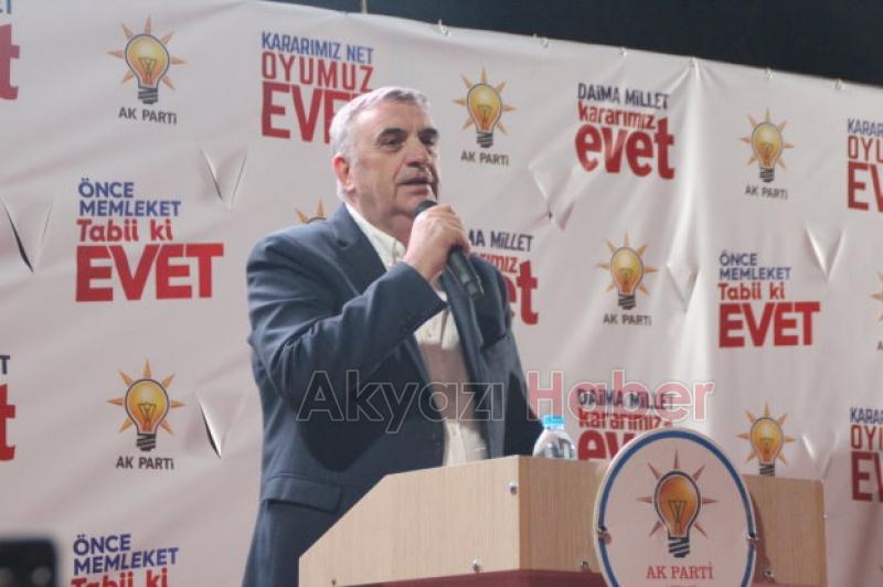 Maliye Bakanı Naci Ağbal Akyazı da 