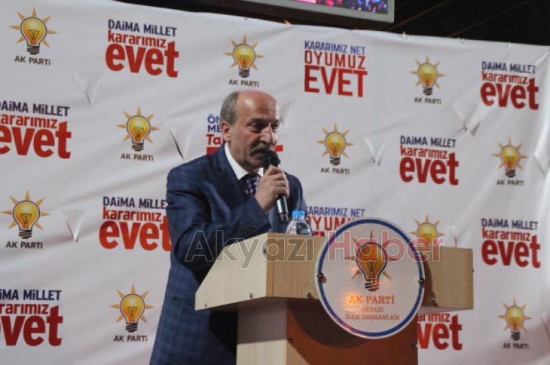 Maliye Bakanı Naci Ağbal Akyazı da 