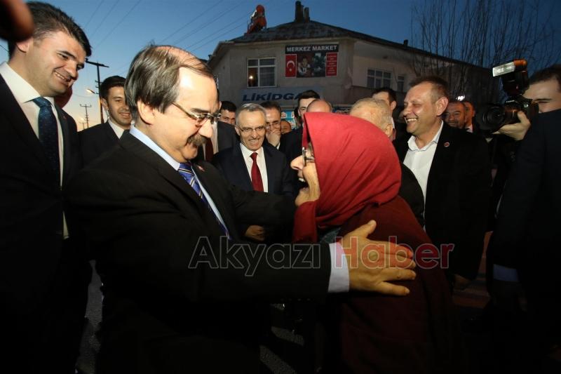 Maliye Bakanı Naci Ağbal Akyazı da 