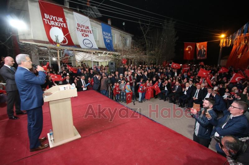 Maliye Bakanı Naci Ağbal Akyazı da 