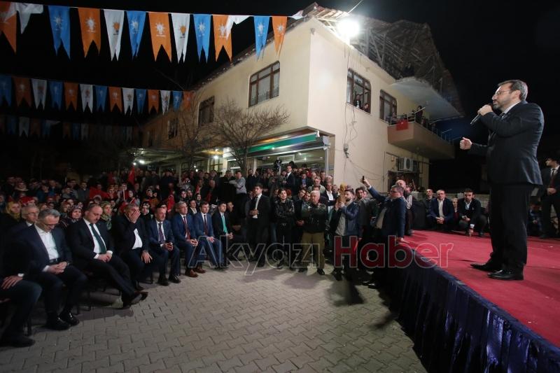 Maliye Bakanı Naci Ağbal Akyazı da 