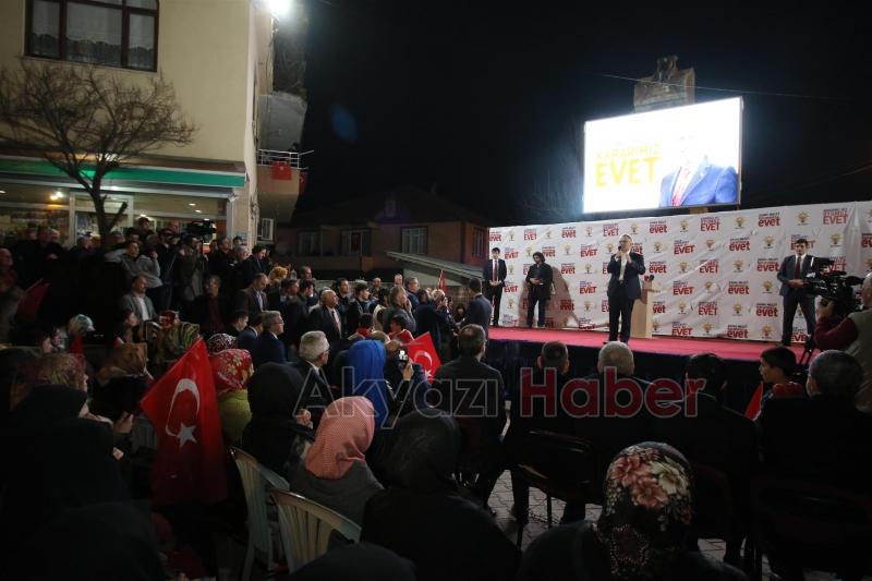 Maliye Bakanı Naci Ağbal Akyazı da 